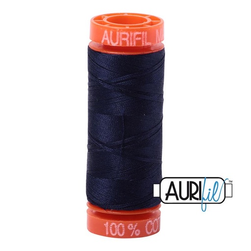 [A20050102785] Aurifil 2785 Cotton Thread 50wt 220yds Very Dark Navy