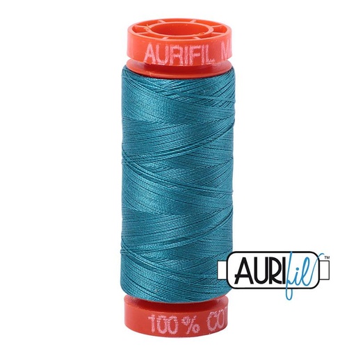 [A20050104182] Aurifil 4182 Cotton Thread 50wt 220yds Dark Turquoise