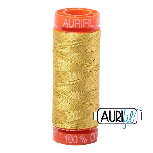 [A20050105015] Aurifil 5015 Cotton Thread 50wt 220yds Gold Yellow