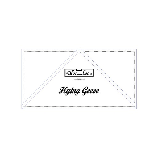 [1535130716] Bloc Loc Flying Geese Ruler 3 x 6