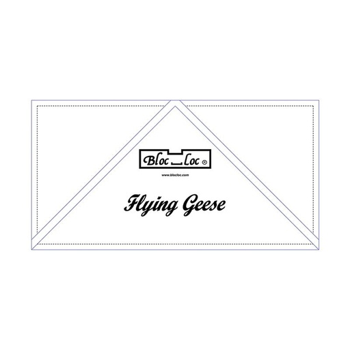 [1535130827] Bloc Loc Flying Geese Ruler 4 x 8