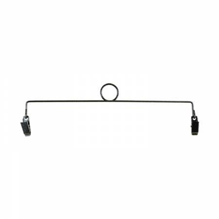 [760214356620] 12in Ring Clip Holder Charcoal