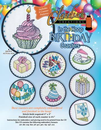 [BC00211] Claudia's ITH Birthday Coasters