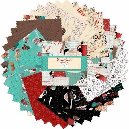 [698007] Cocoa Sweet 5" squares 42 pc