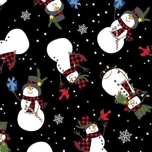 [835108] Country Christmas Jolly Snowmen 14004 12