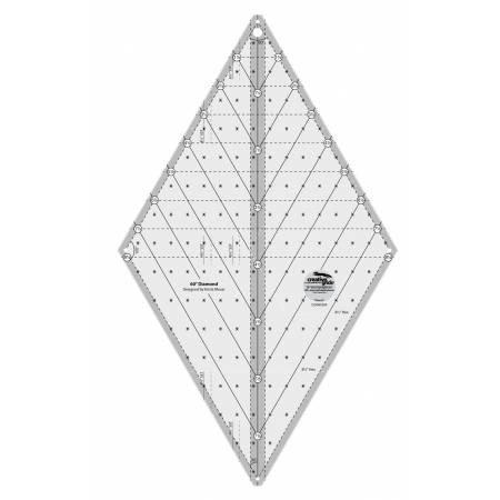 [CGR60DIA] Creative Grids 60 Degree Diamond Ruler