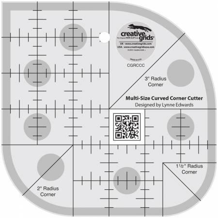 [CGRCCC] Creative Grids Curved Corner Cutter Quilt Ruler