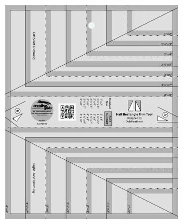 [CGRDH6] Creative Grids Half Rectangle Trim Tool