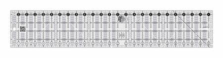 [CGRMT5] Creative Grids Quick Trim And Circle Quilt Ruler Two 4-1/2in x 24-1/2in
