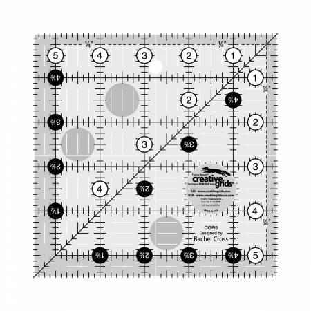 [CGR5] Creative Grids Quilt Ruler 5-1/2in Square