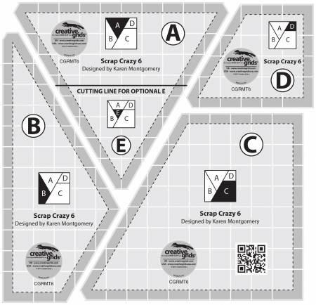 [CGRMT6] Creative Grids Scrap Crazy 6"