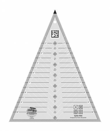 [CGRKA6] Creative Grids Spider web ruler