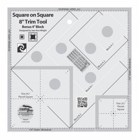 [CGRJAW8] Creative Grids Square on Square 8" Trim Tool