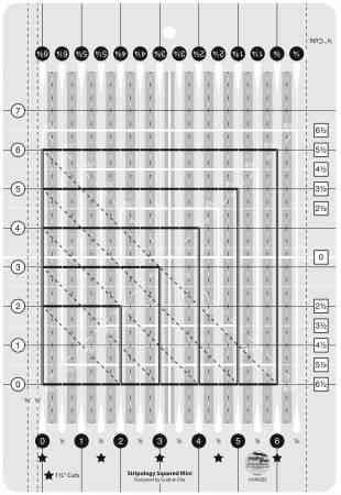 [CGRGE3] Creative Grids Stripology Mini Quilt Ruler