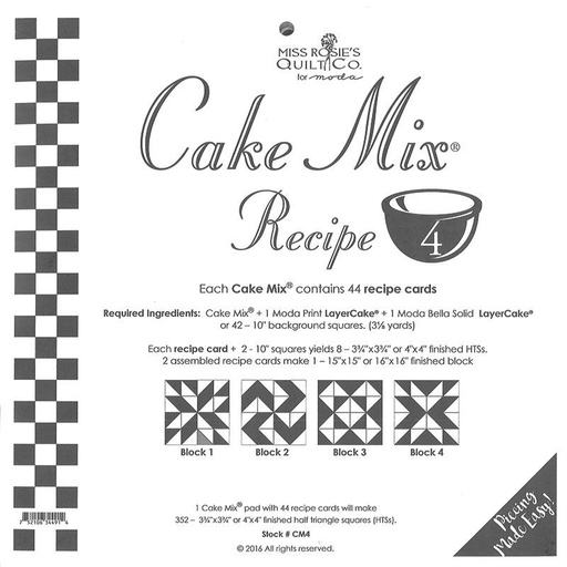 [CC4] Cupcake Mix Recipe 4