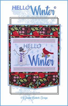 [JBDHELLO4] Hello Winter Wall Hanging