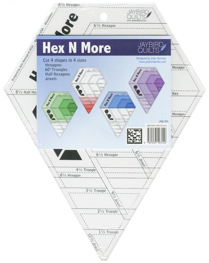 [JBQ201] Hex N More Ruler