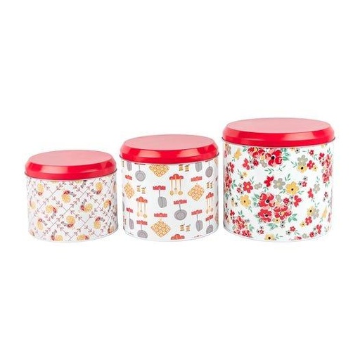[st24591small] Kitchen Cannister Tin Small