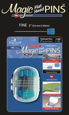 [219935] Magic Pins Flat Head Fine 100pc