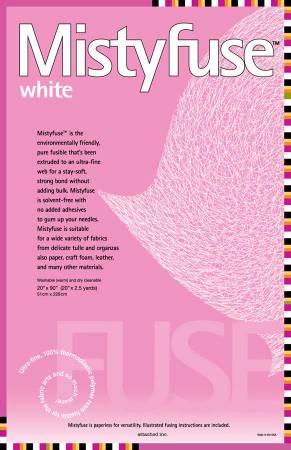 [EAWF01] Mistyfuse White 20in x 90in