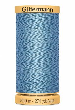 [251M-7310] Natural Cotton Thread 250m/273yds Light Blue