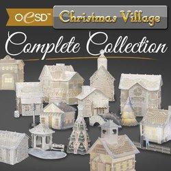 [32095CD] OESD FSL Christmas Village Complete Collection