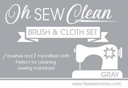 [ISE-758] Oh Sew Clean Brush and Cloth Set