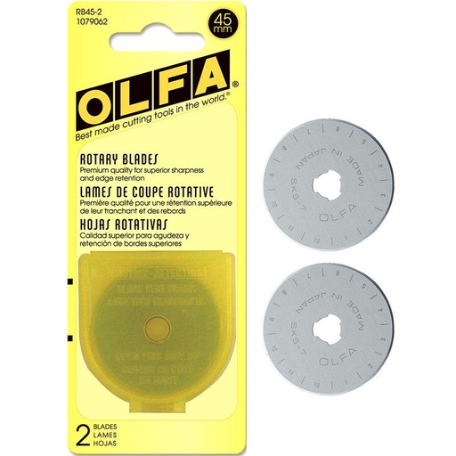 [RB45-2] Olfa 45mm Rotary Blade 2 pack