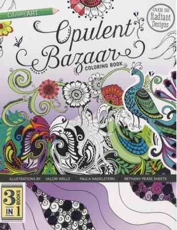 [734817203537] Opulent Bazaar Coloring Book: 3 Books in 1 - Softcover