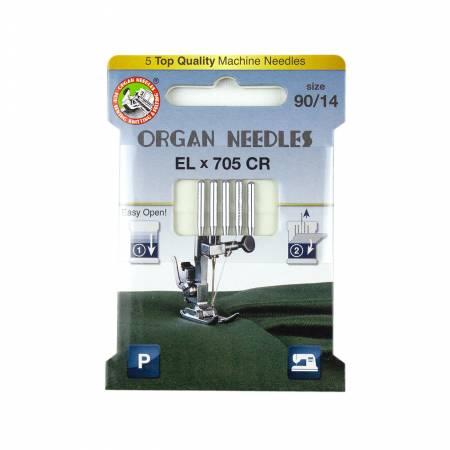 [3000127] Organ Needles ELx705 Chromium Size 90/14