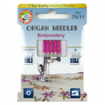 [3000121] Organ Needles Embroidery 75/11