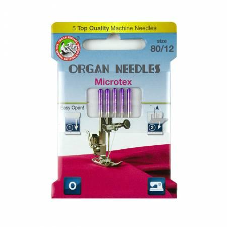 [3000120] Organ Needles Microtex Size 80/12