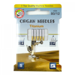 [3000131] Organ Needles Titanium 80/12