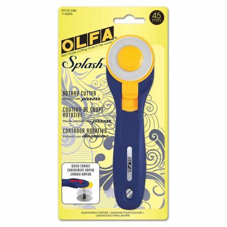 [776362] 45mm Splash Handle Rotary Cutter Navy