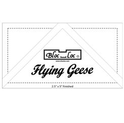[512797] QUILT RULERS - FLYING GEESE 2.5x5