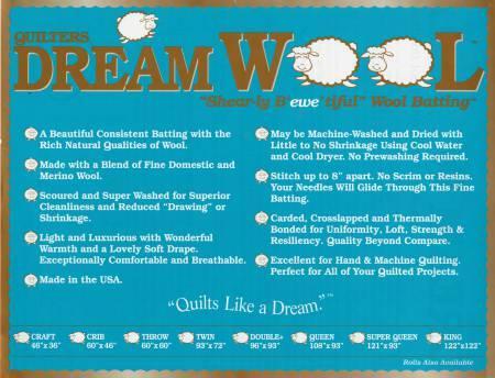 [206608] Quilters Dream Wool - King