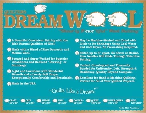 [961834] Quilters Dream Wool - Queen