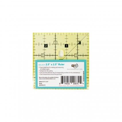 [QS-RUL25] Quilters Select Ruler 2.5" x 2.5"