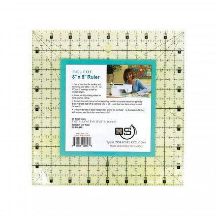 [QS-RUL8x8] Quilters Select Ruler 8" x 8"