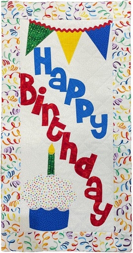 [658569] Seasonal Skinnies Birthday Blitz Happy Birthday Fabric Kit