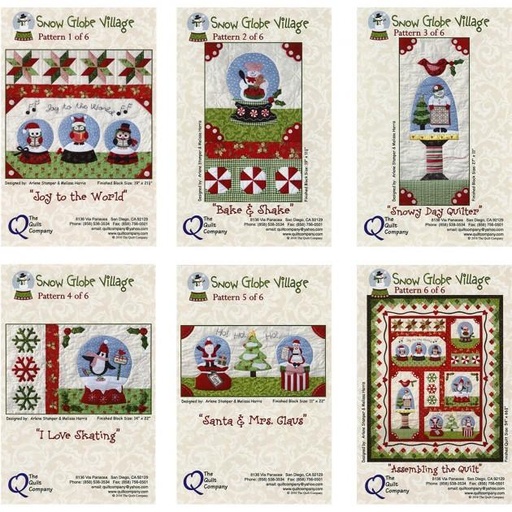 Snow Globe Village Pattern