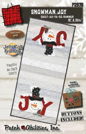 [P283B] Snowman Joy with Buttons