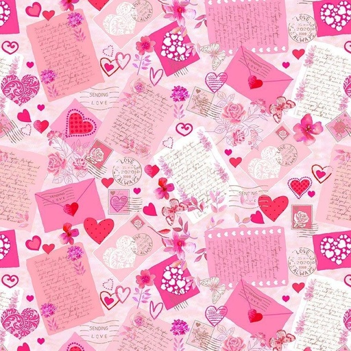 [115212] St Valentine Love Letter CD2322 Pink